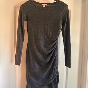 Leith Charcoal Long Sleeve Dress